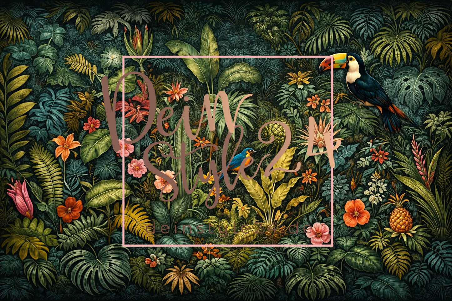 Leinwandbild Dschungel – Tropische Eleganz für dein Zuhause