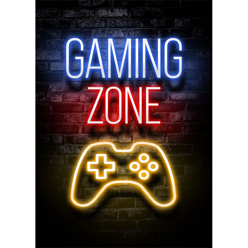 Leinwanddruck Gaming Zone Controller
