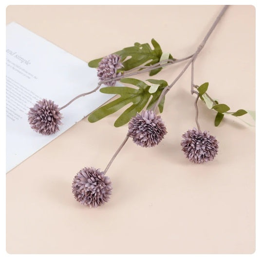 künstliche Löwenzahnblumen verschiedene Farben Set