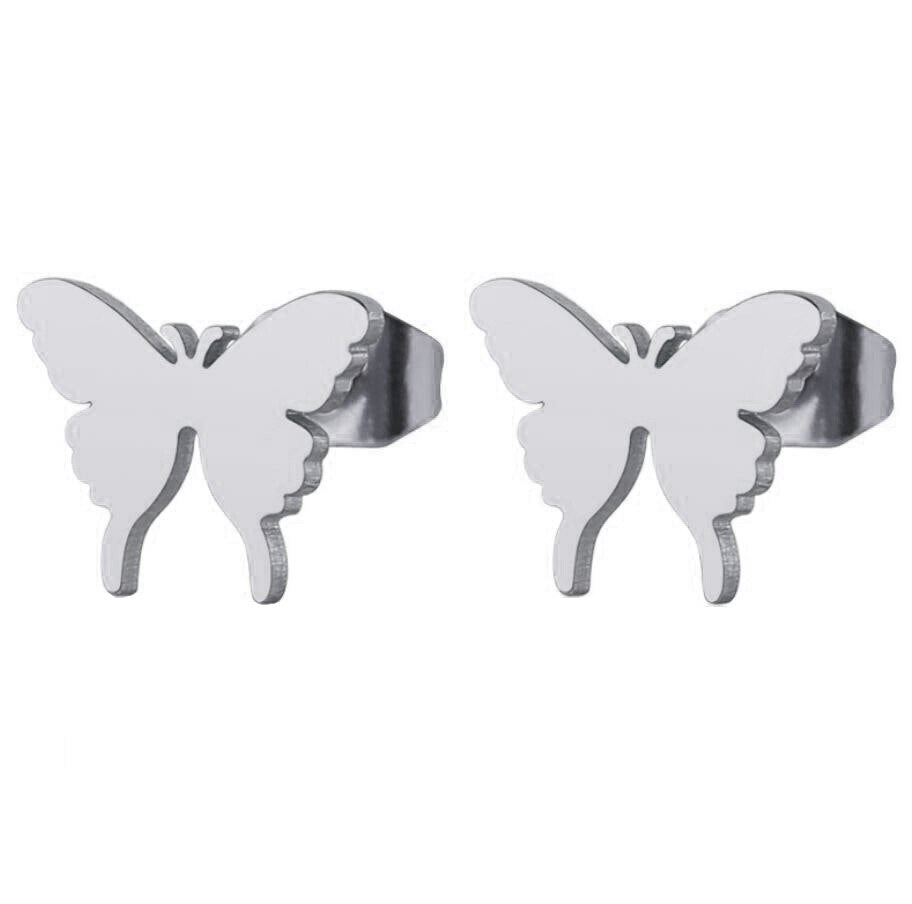Ohrstecker Schmetterling silber