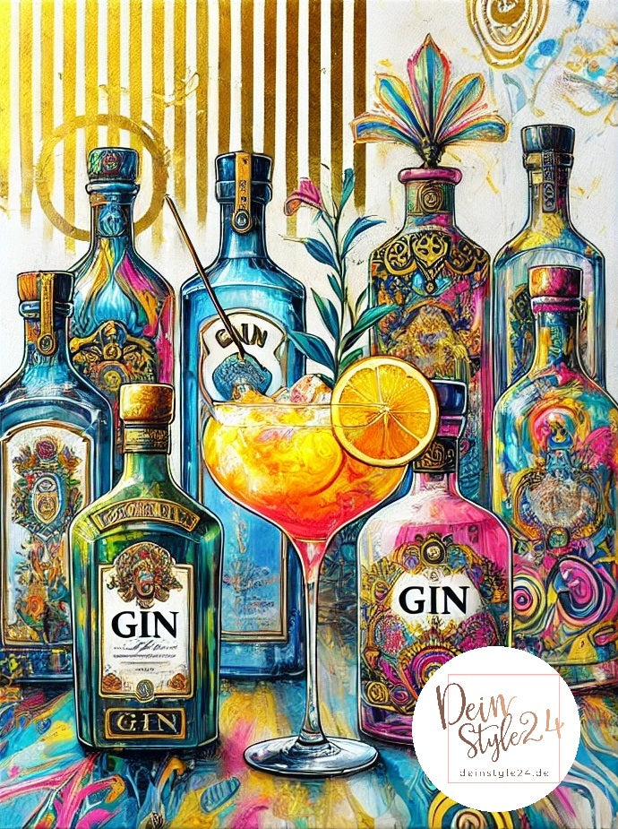 Leinwandbild Gin Time