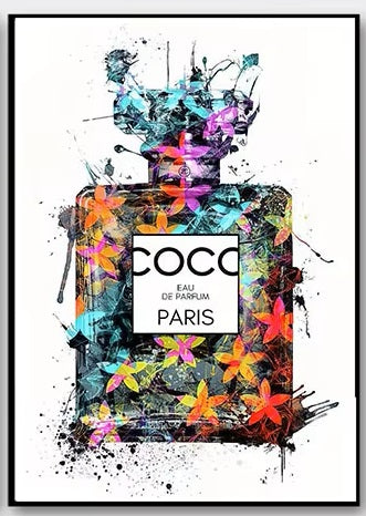 Leinwanddruck „Coco Parfum“ – Stilvolle Wandkunst für dein Zuhause