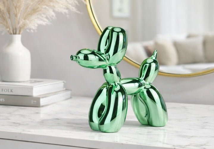 moderne skulptur ballonhund deko figur wohnzimmer design
