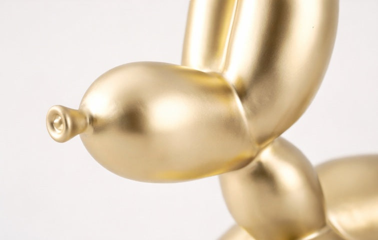 Ballonhund Deko Gold – Moderne Design Figur für stilvolle Wohnräume
