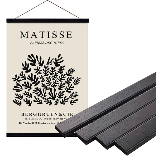 magnetischer posteraufhaenger schwarz holz bilderhalter